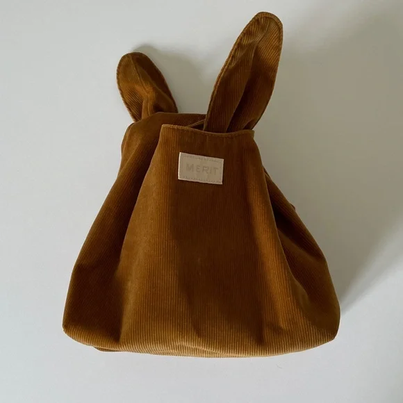 Merit Corduroy Bag Minimalist Tie Pouch - Picture 4 of 15